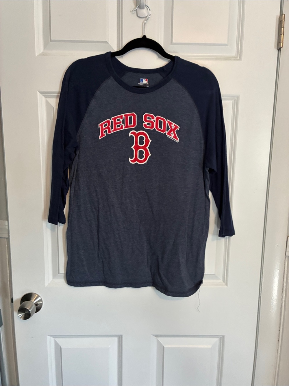 Woman’s Boston Redsox Baseball 3/4 tee